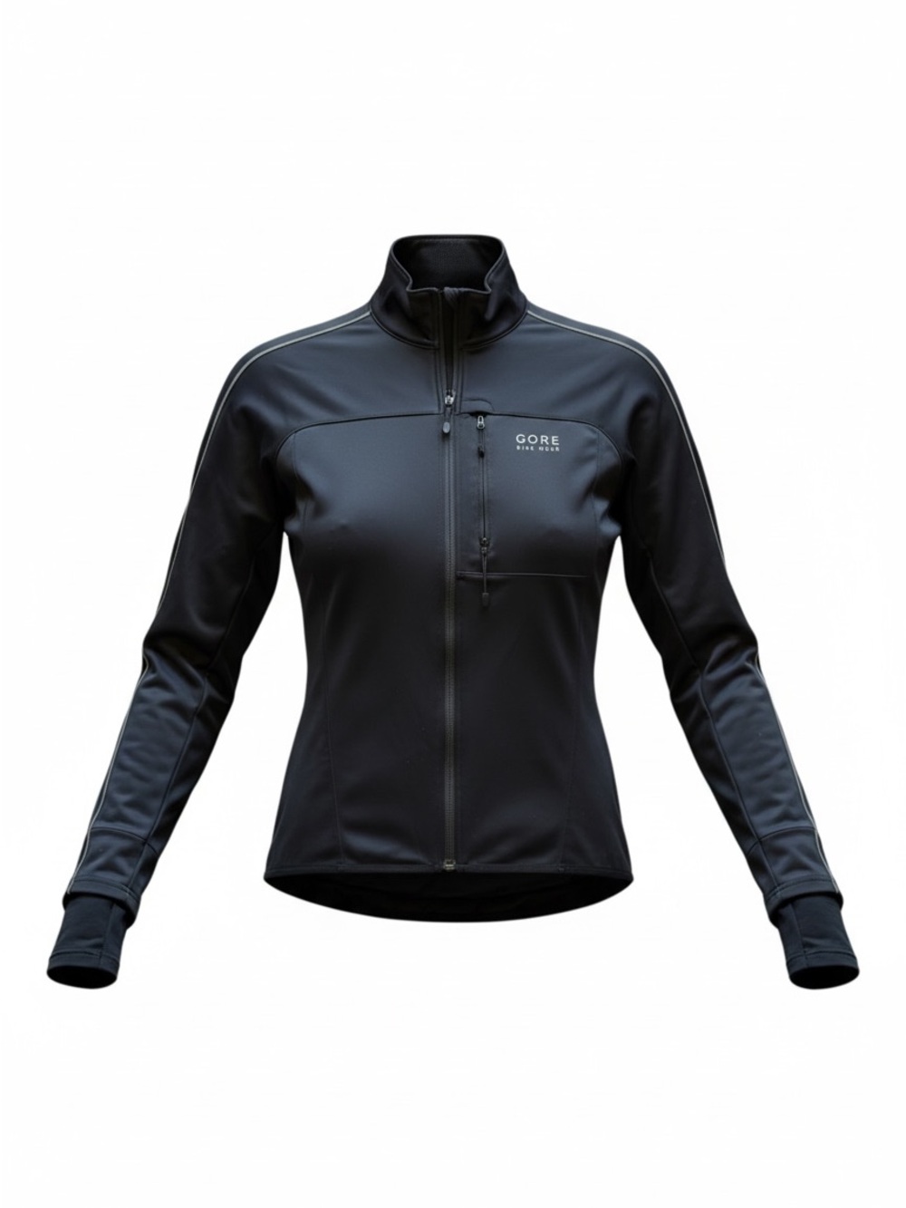 Gore Bike Wear Womens Cycling Jacket Windstopper thumb holes gorpcore Black XL